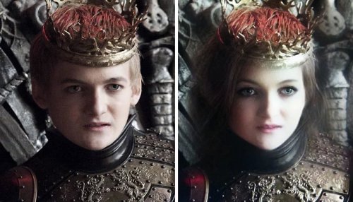 Кто-то с помощью фильтров Snapchat изменил пол персонажей "Игры престолов" (13 фото)